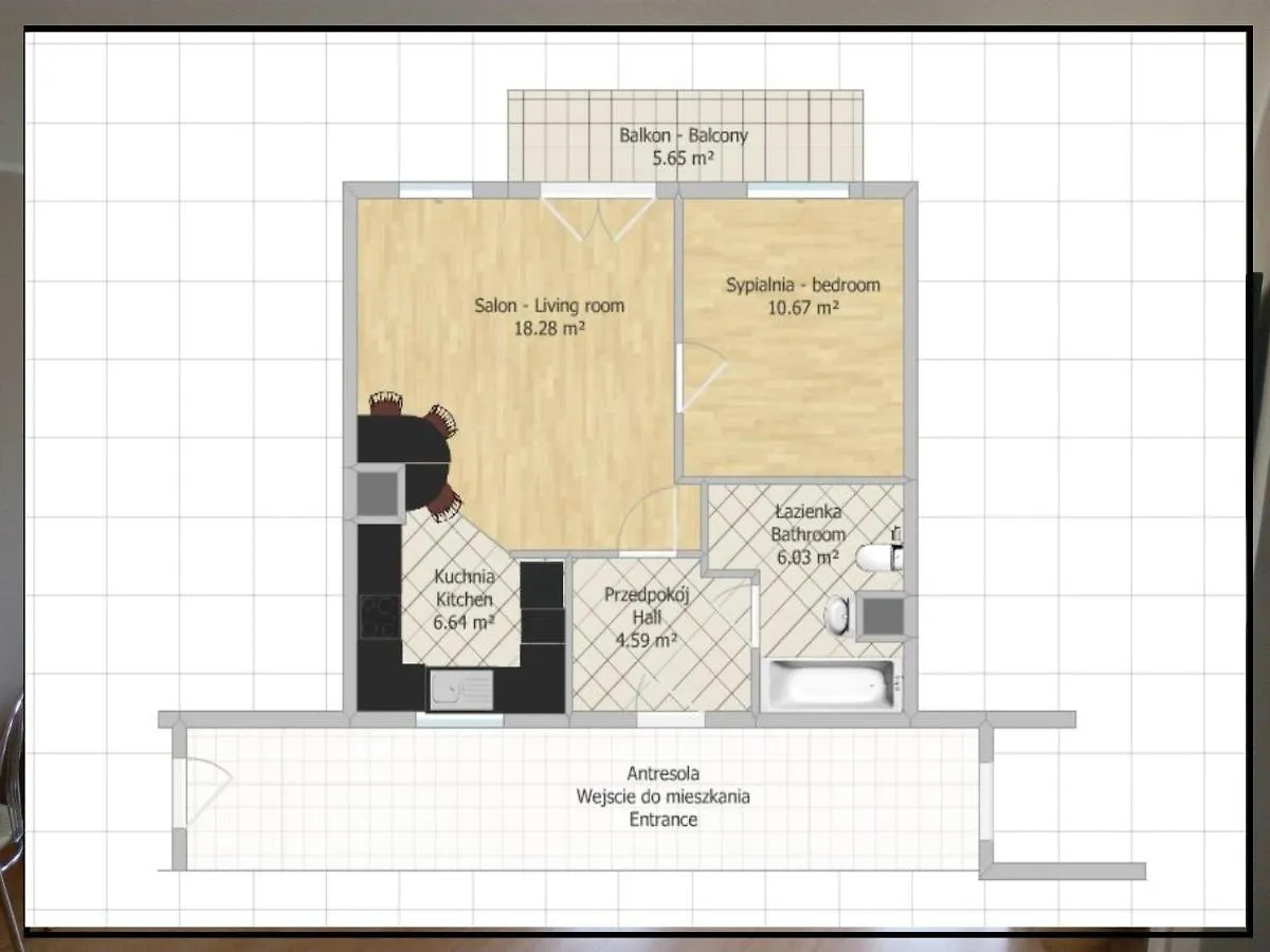 Agp Apartament Gdansk Przymorze Appartamento